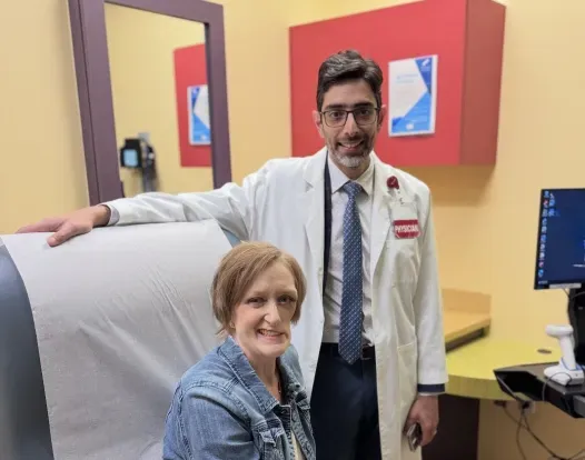 Dr Naqash and Paula