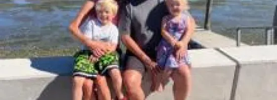 Jerry and grandkids
