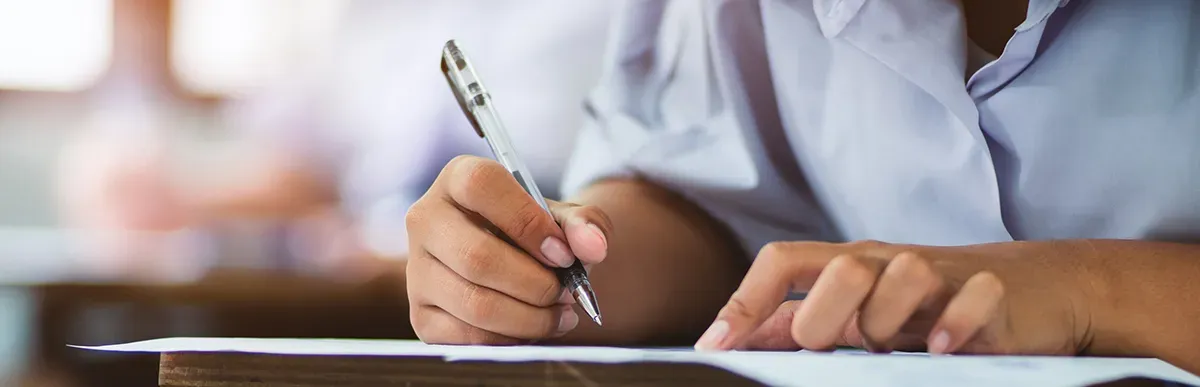 Writing on paper